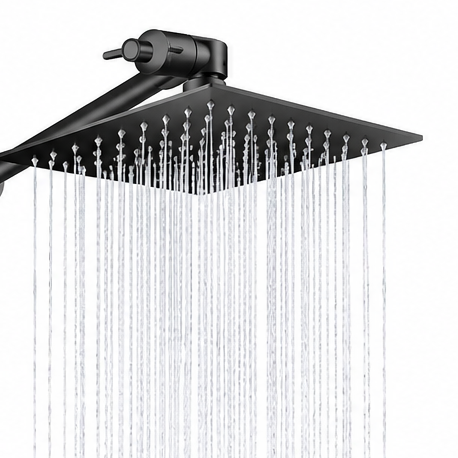 Spa Shower Head Black