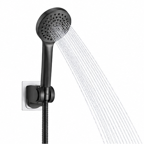 Spa Shower Head Black